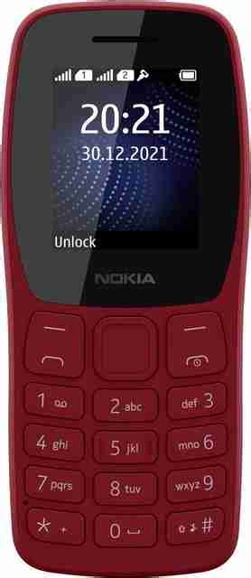 Nokia 105 PSS, Keypad Mobile Phone with FM Radio, Memory Card Slot (4 ...