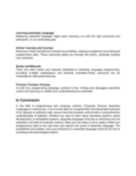 Image result for Assembly Language Computer Science