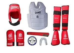 Kai Approved Goodwin Karate Safety Kit - Pack of - Head Guard, Chest ...