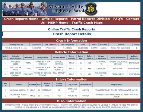 Fatality DWI crash in Duquesne; Missouri State Highway Patrol conduct ...