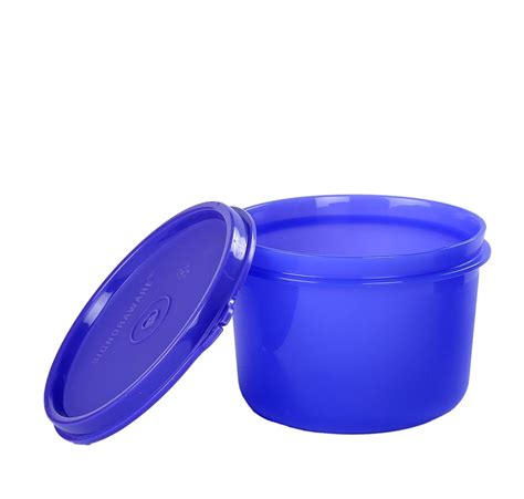 Buy Signoraware Executive Round Big Plastic Container Box, Bpa Free ...
