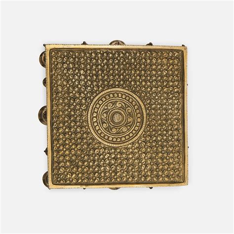 Authentic Brass Stool With Hanging Bells – DecorTwist