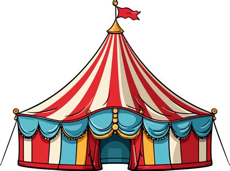AI generated Circus tent clipart design illustration 36519737 PNG