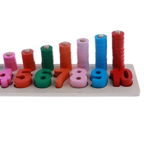 ⚡️Buy Maxbell Wooden Stacking Rings Tower Numbers Counting Learning ...