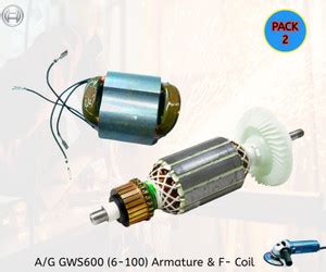 HOXIUL Bosch AG4 6-100 Armature And Filed Coil 100% Copper Winding(PACK ...