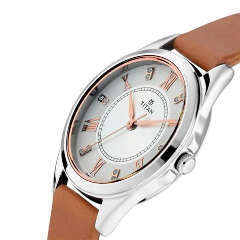 Buy Online Titan Sparkle White Dial Analog Watch for Women - 2565sl01 ...