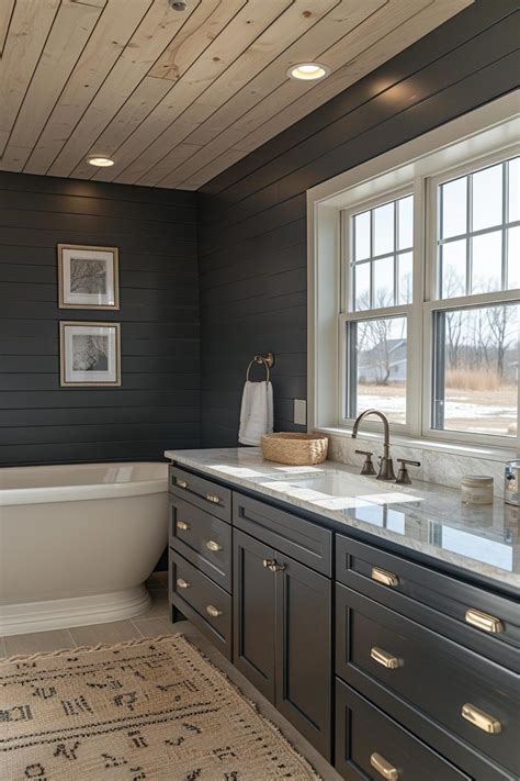 40 Shiplap Bathroom Ideas To Add Charm to Your Space | Shiplap bathroom ...