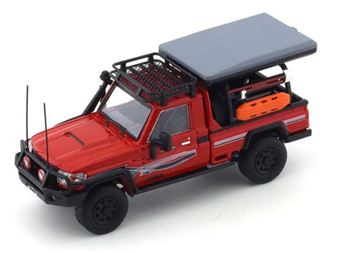 Toyota Land Cruiser LC79 Pickup red 1:64 Autobots Model diecast scale ...