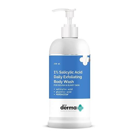 Buy The Derma Co 1% Salicylic Acid Daily Exfoliating Body Wash with ...