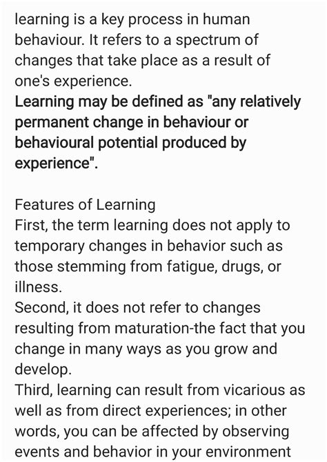 Learning - Psychology - Studocu