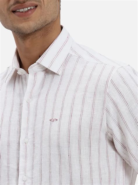 ColorPlus Regular Fit Striped White Shirt – MyRaymond