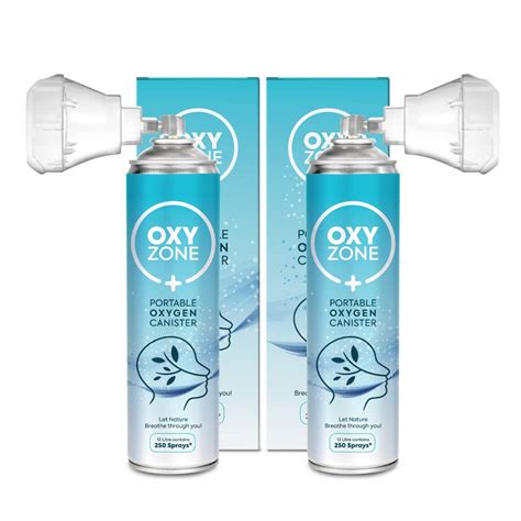 Buy OXYZONE Natural Oxygen 24 Litres in Portable Can | First Aid ...
