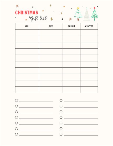 25 Free Printable Christmas List Templates Kids Will Love - Shop With ...