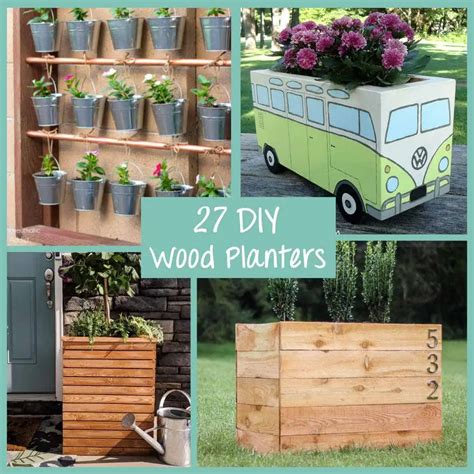 27 Of The Most Amazing DIY Wood Planter Tutorials | Artsy Pretty Plants