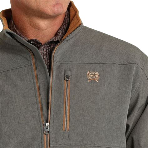 Cinch Men's Bonded Charcoal Brown Jacket - Western Style & Quality