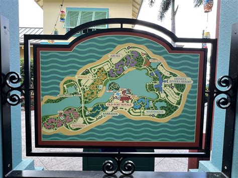 Disneys Caribbean Beach Resort Map Disney World Maps For Each Resort