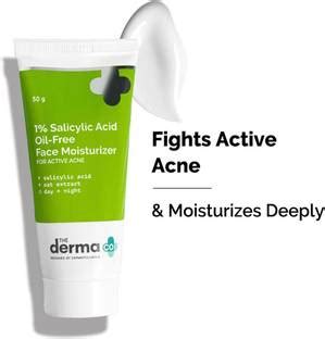 The Derma Co 1% Salicylic Acid Gel for oily skin and acne with Witch ...