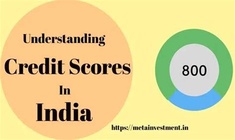 Credit Scores in India for Individuals · Meta Investment