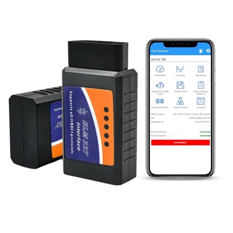 MODAXE Bluetooth OBD II ELM327 Scanner Code Reader V2.1 - Vehicle ...