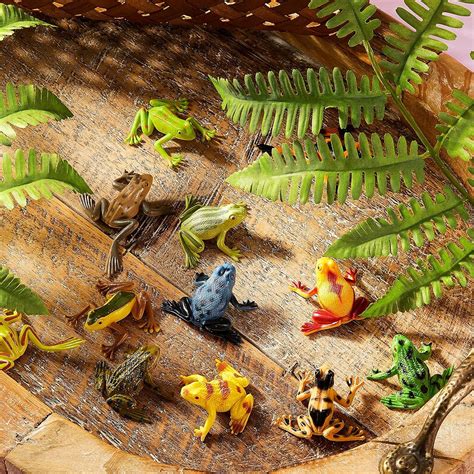 Buy Plastic Frogs Toy Mini Vinyl Realistic Frog Toy Decorations Frogs ...