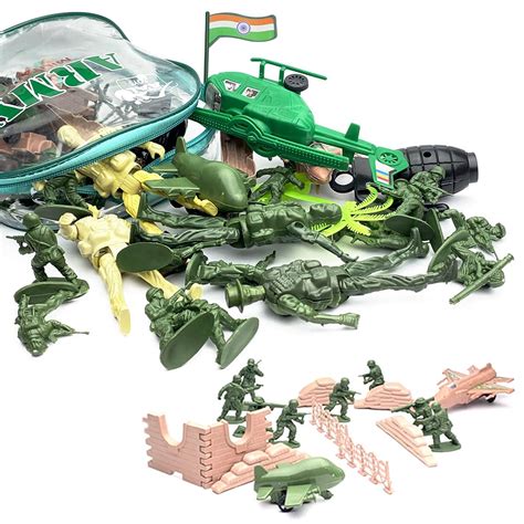 Buy Felinar Army Set Toy Soldiers, 60 Piece Military Action Figures ...