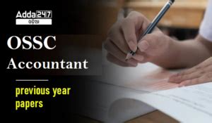 OSSC CGL Previous Year Question Papers Download PDF