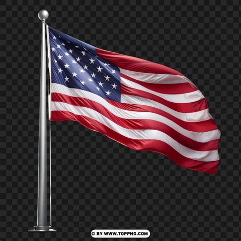 Transparent USA Flag Waving PNG | TOPpng