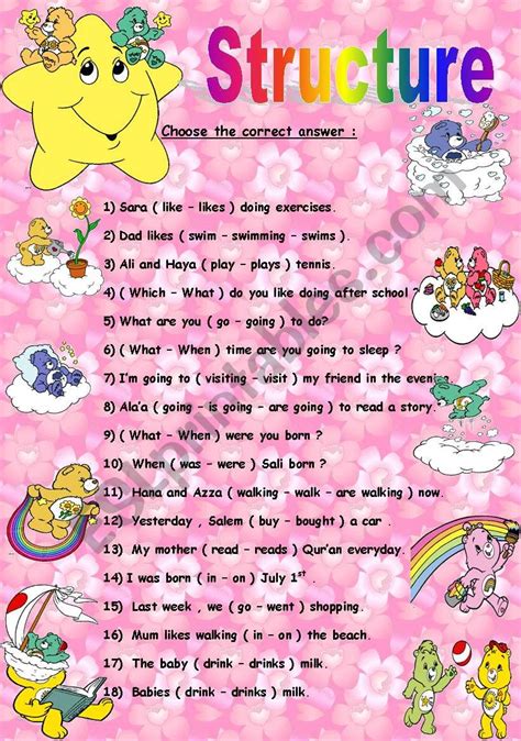 Image result for Structure Questions ESL