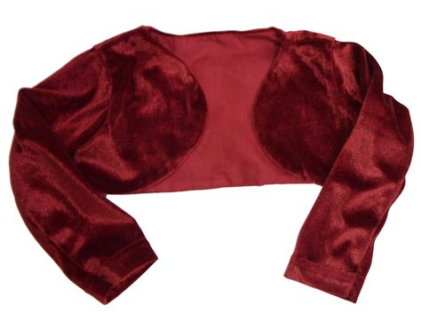 Kids Wear_Faye Maroon Long Sleeve Shrug - faye