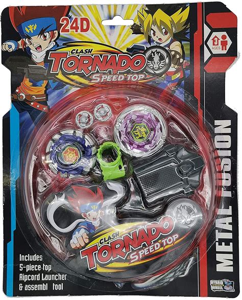 Buy Ramus Metal Fusion Clash of Tornado Speed top 4 beys and 2 ...