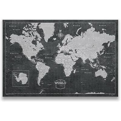 ConquestMaps Conquest Maps World Map Poster Modern World Map India | Ubuy
