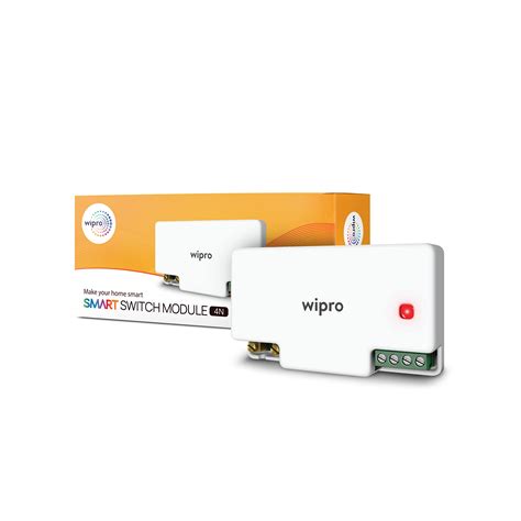 Wipro Smart Switch Module, 4 Switch Control Compatible with Alexa ...
