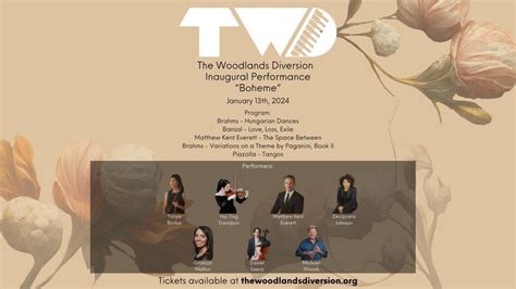 The Woodlands Diversion Inaugural Performance, 3200 College Park Dr ...