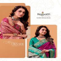 RAJPATH TAAPI GHAT GHAT WHOLESALE SOFT SATTIN SILK ELEGANCE LOOK SAREES ...
