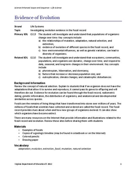 Image result for Evolution Lesson Videos