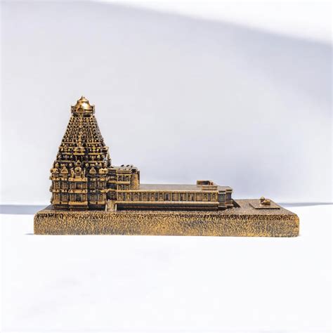 Monumental Gifts - Tanjore Temple Replica Showpiece Sculpture Model ...