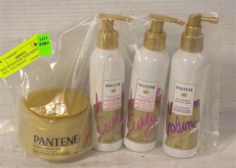 BAG OF PANTENE HAIR PRODUCTS INCL. VOLUMIZING