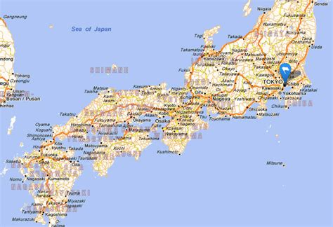 Large Map of Japan 的图像结果