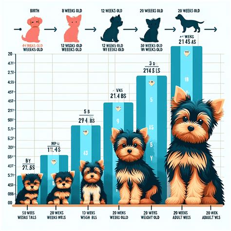 Yorkie Growth Chart Through Life Stages: Things To Know • Yorkies Gram