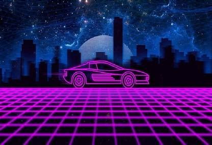 Smoky Design synthwave neon retrowave ferrari testarossa wallpaper ...