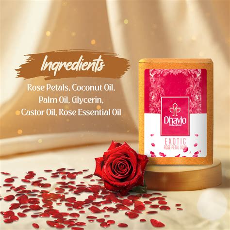 Rose Petal Soap – Natural & Luxurious Skincare by Dhavio – DHAVIO