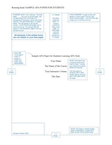Image result for APA Format Student Paper Example
