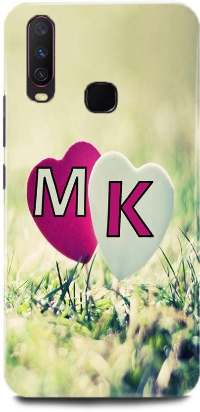 Ignite Back Cover for Vivo U10,1916,M Loves K Name,M Name, K Letter ...