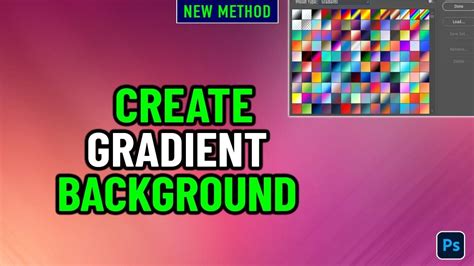 Gradient Background, Photoshop, Basic, Create