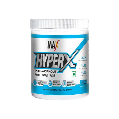 Max Sports Hyper X Pre Workout – Muscle Stack