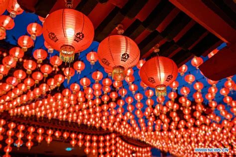 Red lanterns at a festival