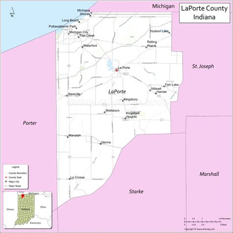 Laporte County In Map at Cecil Flaherty blog
