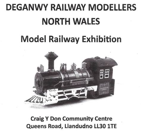 Deganwy Railway Modellers Model Railway Exhibition, Craig Y Don ...