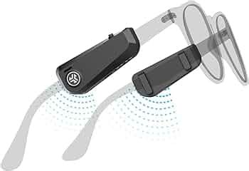 JLab JBuds Frames Wireless Open-Ear Audio for Your Glasses | 8-hour ...
