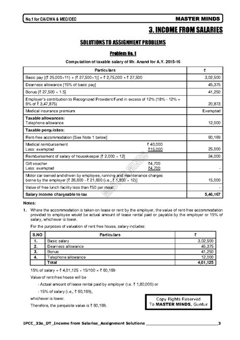 3.Income from Salaries - IPCC_33e DT_I nco me from Salaries As sign ...